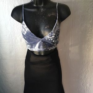 Crushed Velvet Bralet